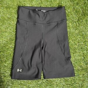 Under armour black compression shorts